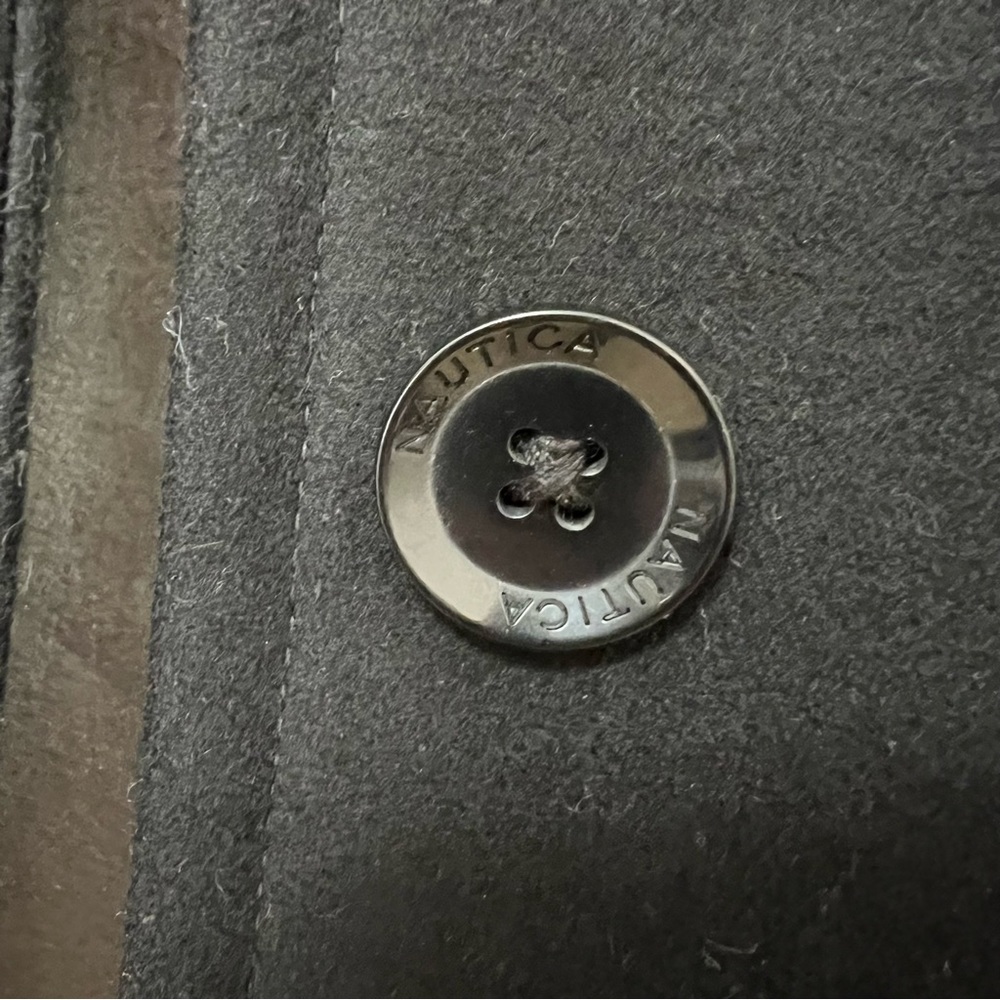 Nautica Black Wool Blend Coat - Picture 7 of 12